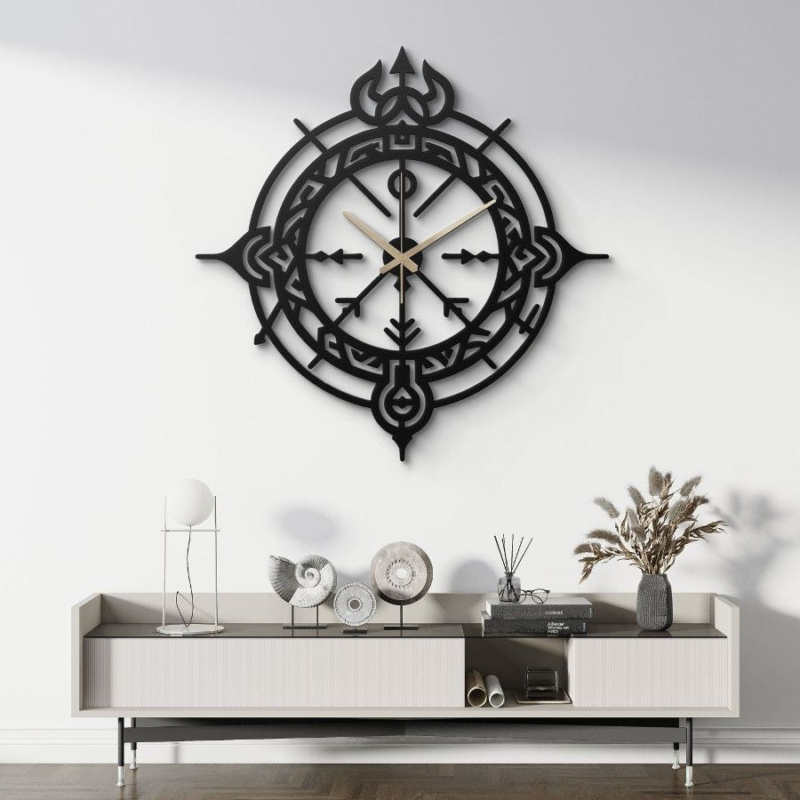 Nordic Metal Wall Clock