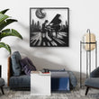 Pianist Moonlight Sonata Metal Wall Art