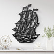 Pirate Ship Metal Wall Art