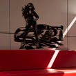 Racer Girl Metal Wall Art