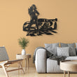 Racer Girl Metal Wall Art