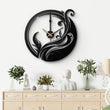 Silent Decorative Metal Wall Clock