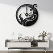 Silent Decorative Metal Wall Clock