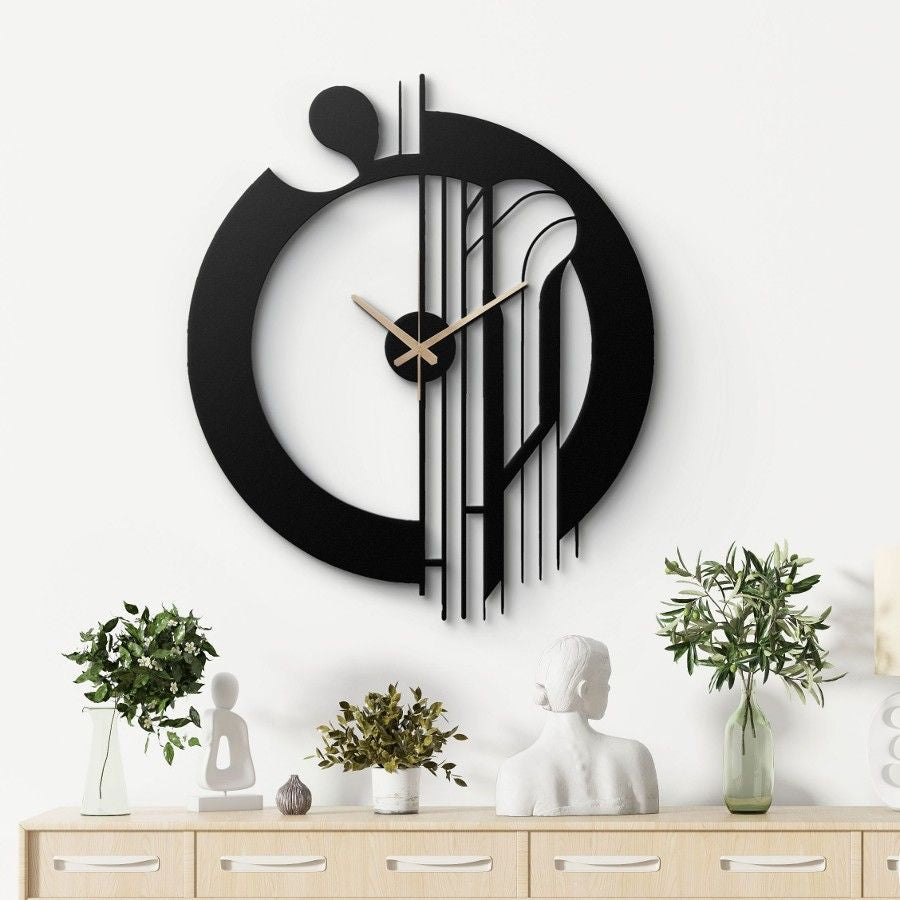 Simple and Stylish Metal Wall Clock