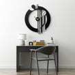 Simple and Stylish Metal Wall Clock