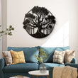 Stunning Circular Tree Metal Wall Art