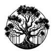 Stunning Circular Tree Metal Wall Art