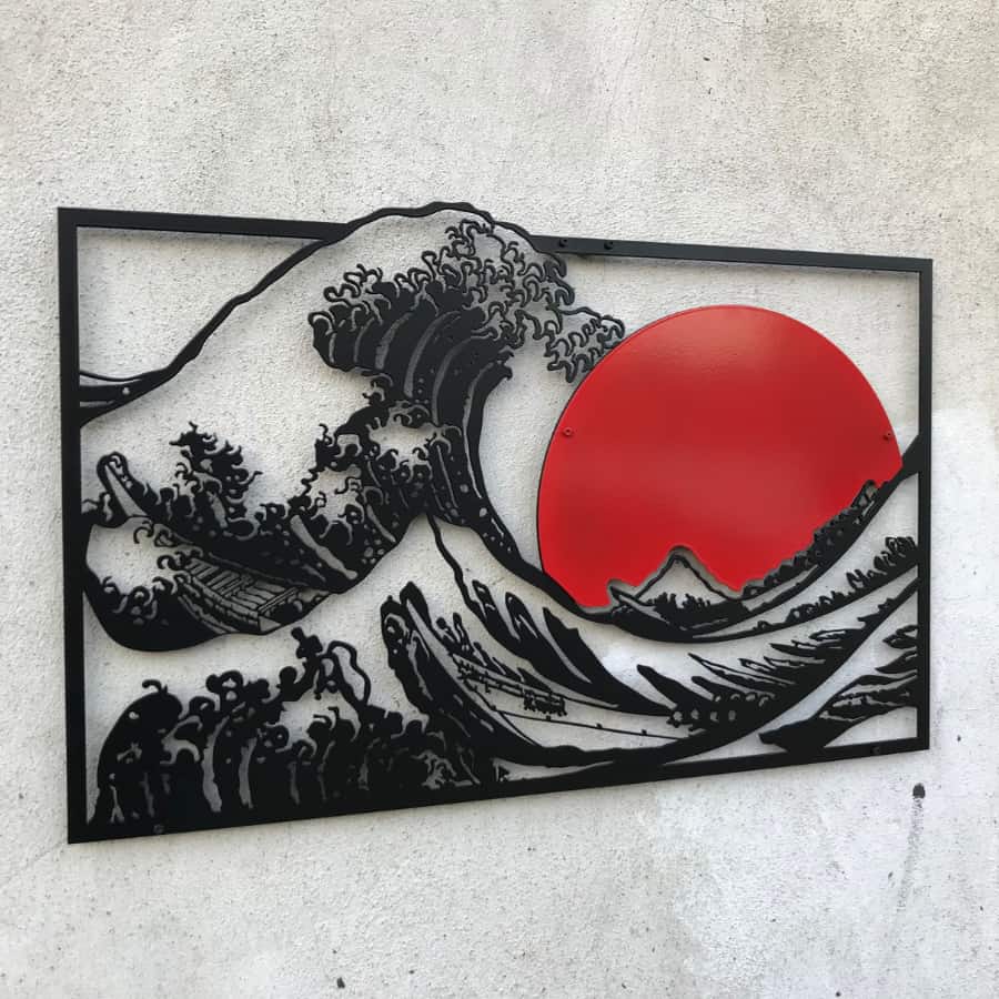 The Great Wave of Kanagawa Metal Wall Art