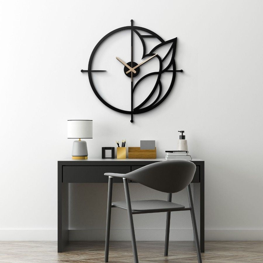 Unique Modern Metal Wall Clock