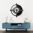 Unique Roman Numerals Metal Wall Clock