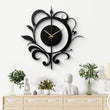 Unique Silent Oversized Metal Wall Clock