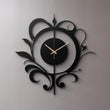 Unique Silent Oversized Metal Wall Clock