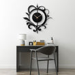 Unique Silent Oversized Metal Wall Clock