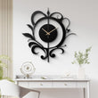 Unique Silent Oversized Metal Wall Clock