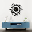 Unique Silent Oversized Metal Wall Clock