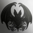 Vampire Bat Metal Wall Art