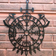 Vegvisir Viking Metal Wall Art