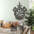 Vegvisir Viking Metal Wall Art