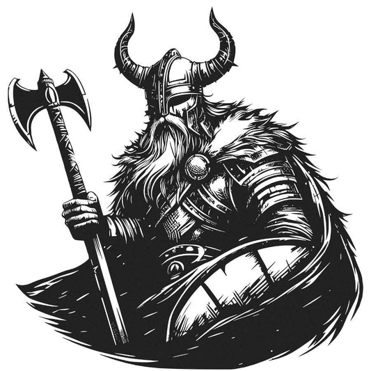 Viking Chief Metal Wall Art