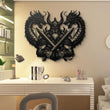 Viking Dragons Metal Wall Art