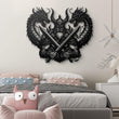 Viking Dragons Metal Wall Art