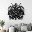 Viking Mountain Guardian Metal Wall Art