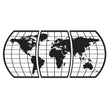 World Map Metal Wall Art