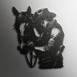 Western Cowboy Metal Wall Art Decor