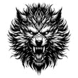 Wolf Head Metal Wall Art