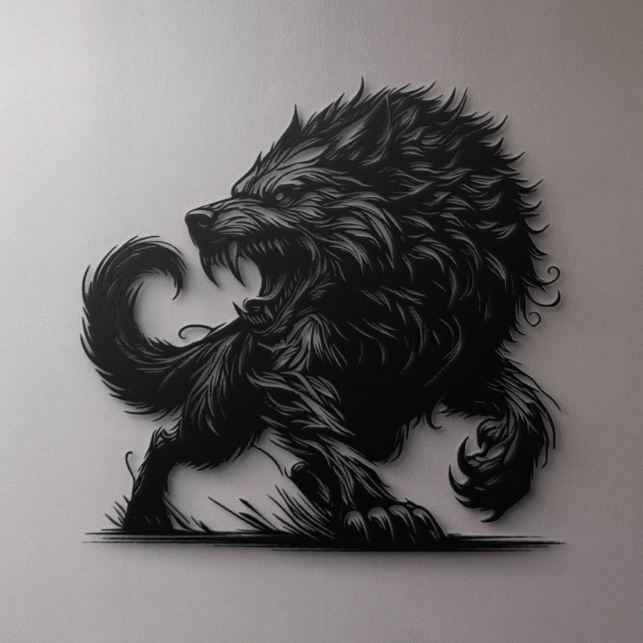 Wolf Metal Wall Art