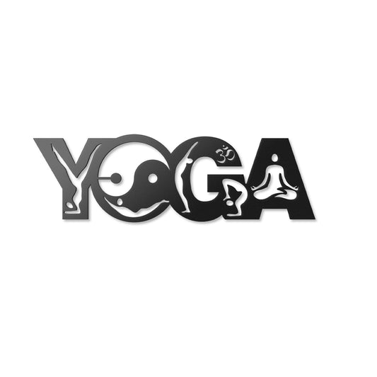 Yoga Metal Wall Art Decor