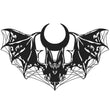 Mystical Gothic Bat Metal Wall Art