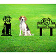 Beagle Custom Metal Dog Portrait