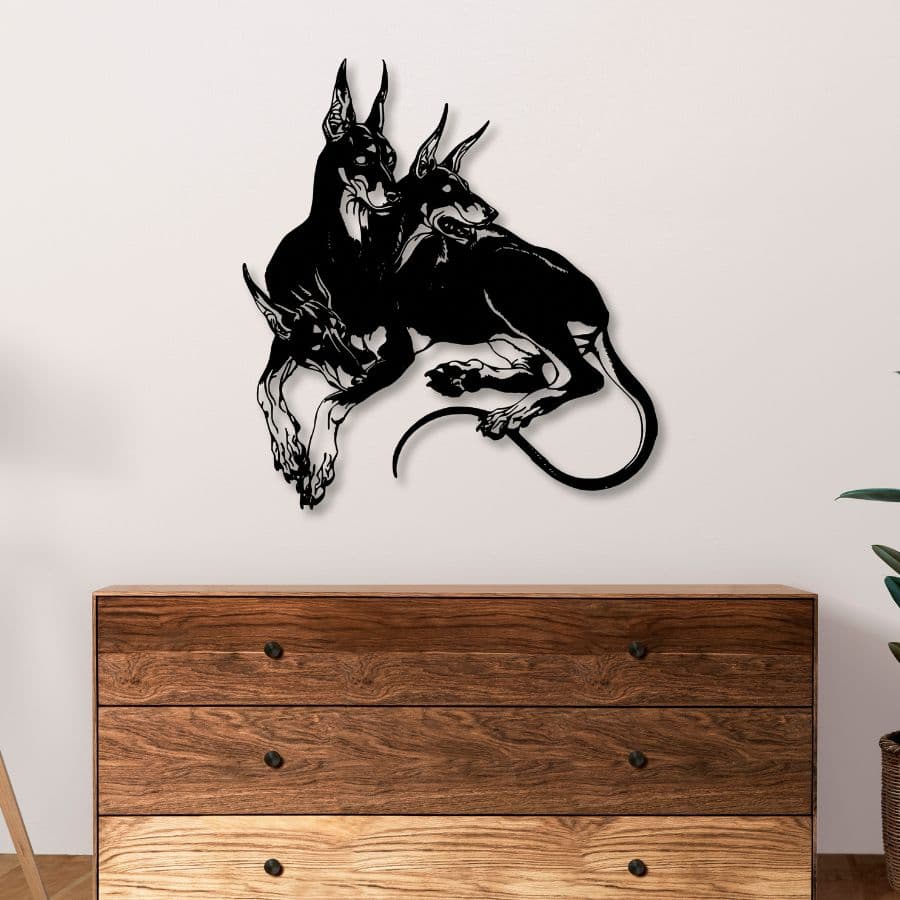 Cerberus Metal Wall Art