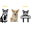 Pembroke Welsh Corgi Custom Metal Dog Portrait