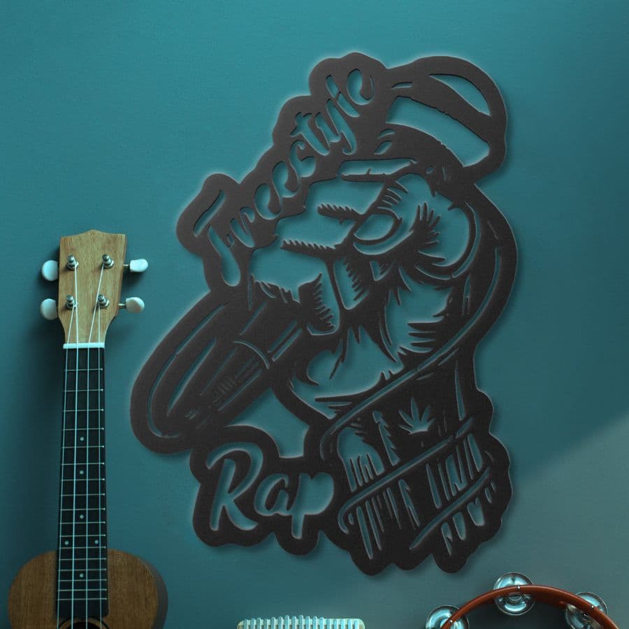 Freestyle Rap Metal Wall Art