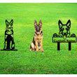 German Shepherd Custom Metal Dog Portrait