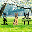 German Shepherd Custom Metal Dog Portrait