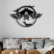 Gothic Bats Metal Wall Art