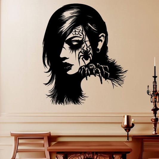 Gothic Beauty Metal Wall Art