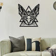 Gothic Sphynx Cat Metal Wall Art