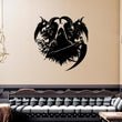 Majestic Grim Reaper Gothic Metal Wall Art