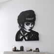 Fancy Gothic Woman Metal Wall Art