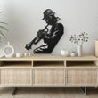 Jazz Trumpet Player Metal Wall Art