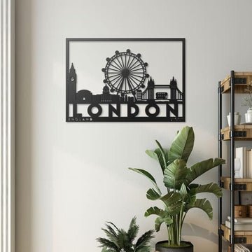 London City Metal Wall Art Decor