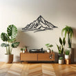 Metal Mountain Line Wall Art