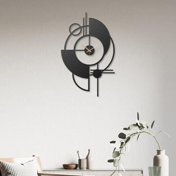 Abstract Modern Metal Wall Clock