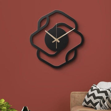 Large Decorative Metal Wall Clock