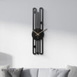 Modern Design Long Metal Wall Clock