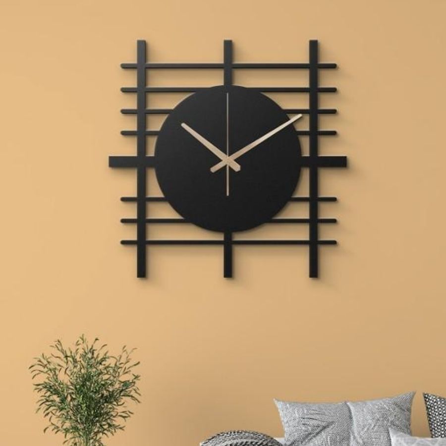 Unique Design Silent Metal Wall Clock - Moonarch